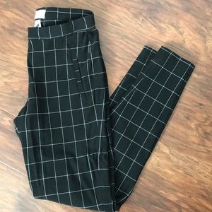 Elle grid stretch pull-on pants! ✨